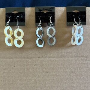 Chic Dual-Tone Dangle Earrings